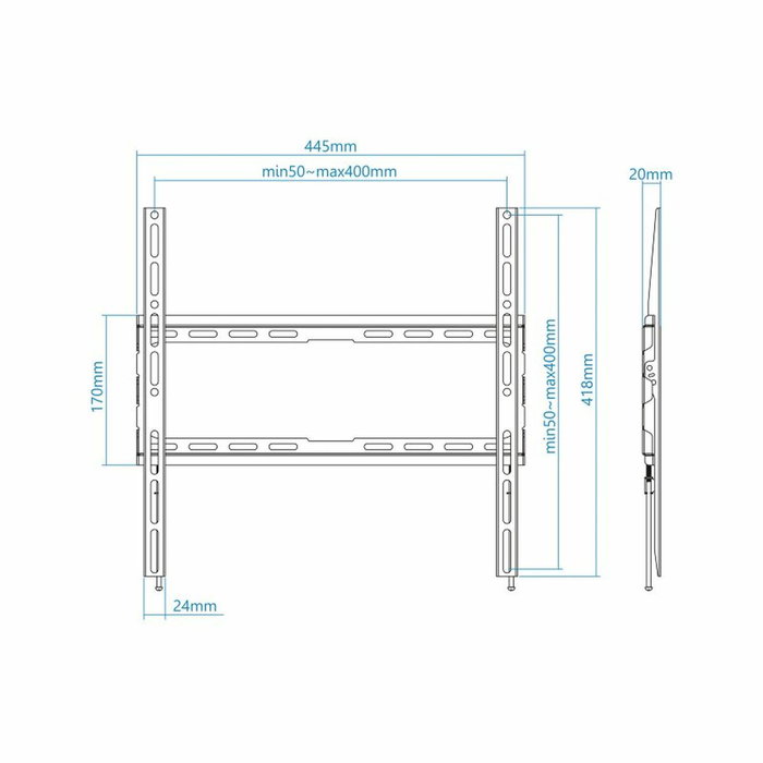 Tooq Soporte de Pared Fijo LP1070F-B para TV de 32-70 pulgadas Tooq Soporte de Pared Fijo LP1070F-B para TV de 32-70 pulgadas