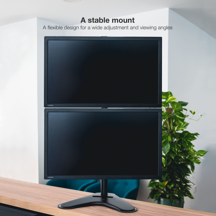 TooQ DB1703TNV-B Soporte para 2 Monitores de 17'' a 32'' Negro TooQ DB1703TNV-B Soporte para 2 Monitores de 17'' a 32'' Negro