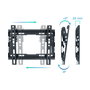 Tooq Soporte de Pared Inclinable LP1044T-B para TV de 23-43 pulgadas