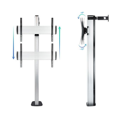 TooQ FS2270M-B Soporte de Suelo para TV de hasta 70" Plata TooQ FS2270M-B Soporte de Suelo para TV de hasta 70" Plata