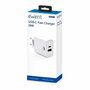 EWENT EW1321_R1 Cargador Universal Rápido 20W USB-C y USB-A Blanco