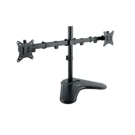 TooQ Soporte Sobremesa 2 Monitores DB1702TN-B Giratorio Inclinable hasta 9kg