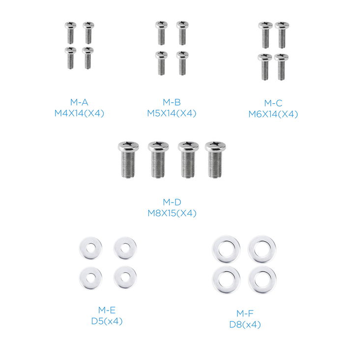 TooQ Soporte de Pared para TV, Monitor y Televisión, Ajustable e Inclinable (-8°), para Pantallas de 32" a 70" y hasta 45 kg, Color Negro