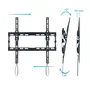 Tooq LP1071T-B Soporte Fijo de Pared para TV de 32"-70" Inclinable, Peso Máximo 45 kg, Compatible VESA 400x400 mm, Negro
