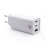 Ewent EW1323 Cargador Rápido 65W Blanco con Tecnología GaN