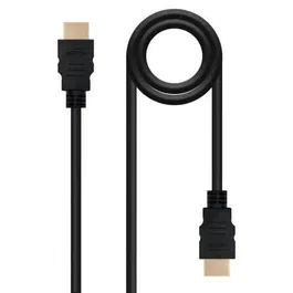 Nanocable 10.15.1700 Cable HDMI Macho-Macho Negro 1M V 1.4 Alta Velocidad