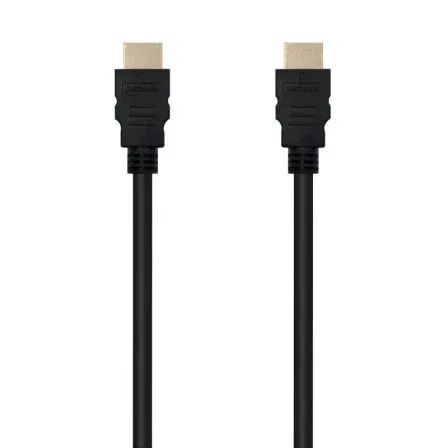 Nanocable 10.15.1700 Cable HDMI Macho-Macho Negro 1M V 1.4 Alta Velocidad