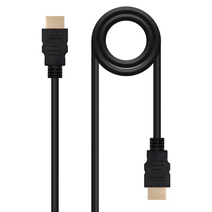 Nanocable Cable HDMI 10.15.1700 Tipo A Macho-Macho 1 m, HDMI 1.4 Alta Velocidad con Ethernet (HEC), 4K, Audio Return Channel (ARC), 3D, Chapado en Oro, Negro Nanocable Cable HDMI 10.15.1700 Tipo A Macho-Macho 1 m, HDMI 1.4 Alta Velocidad con Ethernet (HEC), 4K, Audio Return Channel (ARC), 3D, Chapado en Oro, Negro
