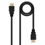 Nanocable Cable HDMI 10.15.1700 Tipo A Macho-Macho 1 m, HDMI 1.4 Alta Velocidad con Ethernet (HEC), 4K, Audio Return Channel (ARC), 3D, Chapado en Oro, Negro