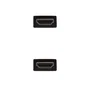 Nanocable Cable HDMI 10.15.1700 Tipo A Macho-Macho 1 m, HDMI 1.4 Alta Velocidad con Ethernet (HEC), 4K, Audio Return Channel (ARC), 3D, Chapado en Oro, Negro