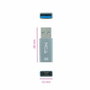Nanocable Adaptador USB-A 3.1 GEN2 a USB-C, Gris