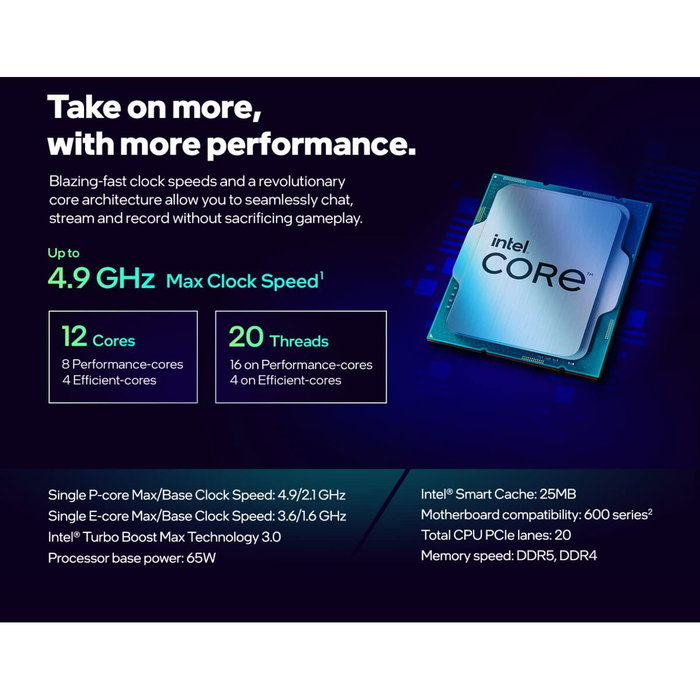 Intel Core i7-12700F Procesador 25 MB Smart Cache Caja