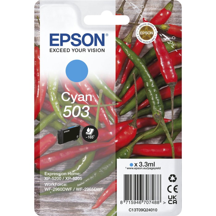 Epson Cartucho de Tinta 503 Cian