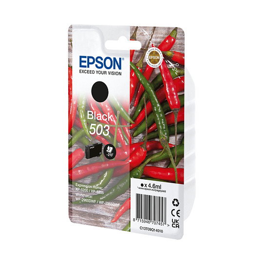 Epson Cartucho de Tinta 503 Negro Rendimiento Estándar C13T09Q14010 Epson Cartucho de Tinta 503 Negro Rendimiento Estándar C13T09Q14010