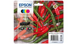 EPSON Cartucho 4 colores Multipack 503 WF-2960dwf,WF-2965dwf, XP-5205 Pimiento