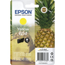 Epson Cartucho de Tinta 604 Amarillo C13T10G44010 Original de Rendimiento Estándar