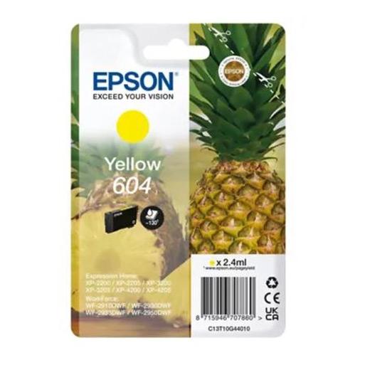 Epson Cartucho de Tinta 604 Amarillo C13T10G44010 Original de Rendimiento Estándar
