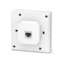 TP-LINK EAP650-WALL Punto de Acceso WiFi 6 de Pared, 3000 Mbps, PoE, Blanco