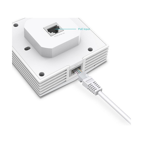 TP-Link Omada EAP650-Wall AX3000 Wi-Fi 6 Punto de Acceso de Pared Blanco
