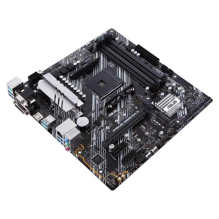 ASUS PRIME B550M-A Placa Base AM4 AMD B550 DDR4 M.2 micro ATX con HDMI/DVI/VGA