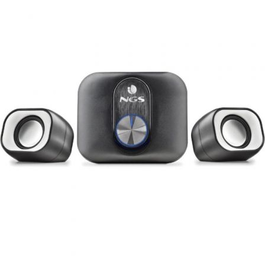 NGS COMET2.1 Altavoces 2.1 Multimedia 20W Sonido Estéreo con Subwoofer para PC/Mac y Otros Dispositivos con Entrada AUX 3.5mm Plug and Play