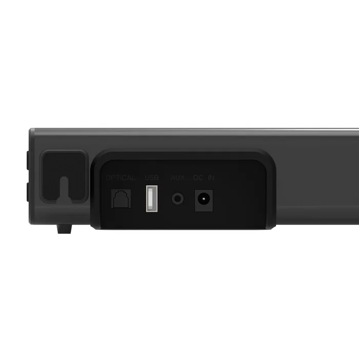 NGS Subway Barra de Sonido Bluetooth 40W 2.0 Negra para TV, con Entrada Óptica, Auxiliar, USB y Mando a Distancia