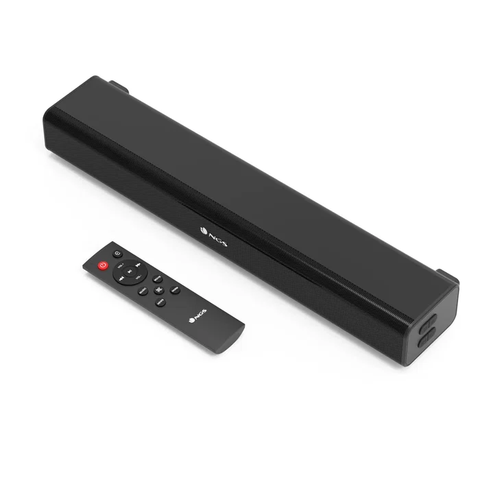 NGS Subway Barra de Sonido Bluetooth 40W 2.0 Negra para TV, con Entrada Óptica, Auxiliar, USB y Mando a Distancia