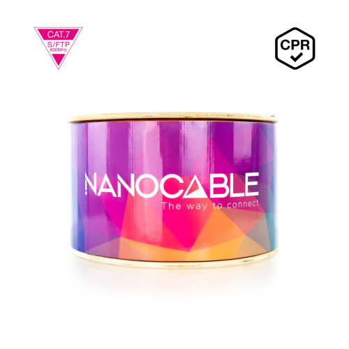 Nanocable Cable de Red CAT.7 LSZH SFTP PIMF AWG23, Naranja, 305m Nanocable Cable de Red CAT.7 LSZH SFTP PIMF AWG23, Naranja, 305m