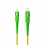 Nanocable Cable de Fibra Óptica SC/APC a SC/APC Monomodo 5 m Amarillo