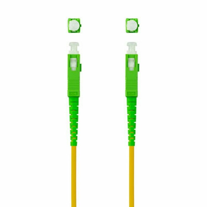 Nanocable Cable de Fibra Óptica SC/APC a SC/APC Monomodo 5 m Amarillo