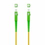Nanocable Cable de Fibra Óptica SC/APC a SC/APC Monomodo 5 m Amarillo