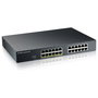 Zyxel GS1915-24EP Switch Gestionado Gigabit Ethernet PoE con 24 Puertos (12 PoE), Montaje en Rack, 130W Presupuesto PoE, Controlado por Nube, Modelo L2