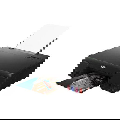 Canon PIXMA G550 Impresora de Tinta MegaTank, Color, WiFi, A4, 4800x1200 DPI, LCD, Negro, para Hogar y Oficina