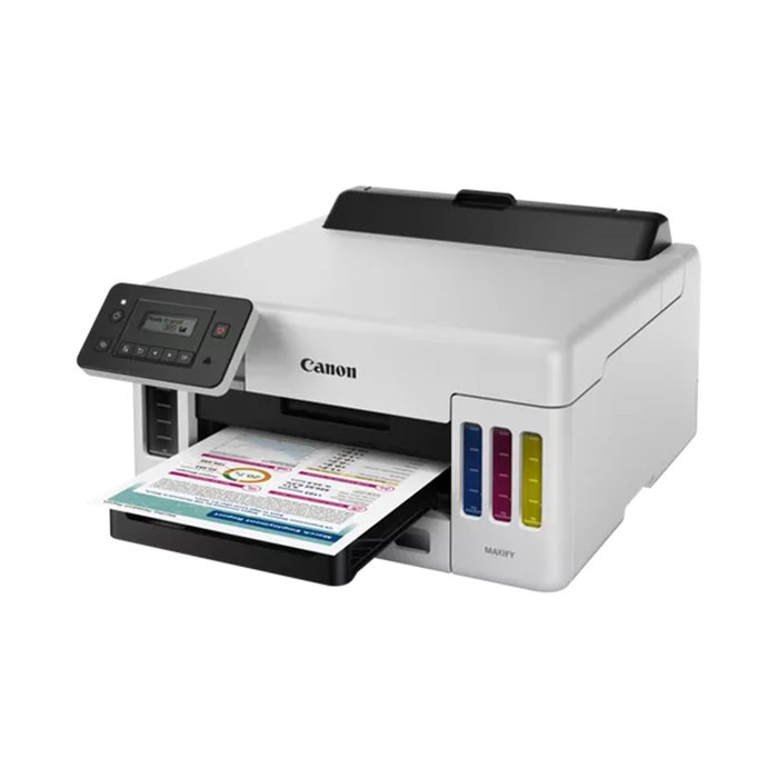 Canon MAXIFY GX5050 - Impresora de Tanque de Tinta a Color con Wi-Fi, Ethernet e Impresión en la Nube, Ideal para Oficina