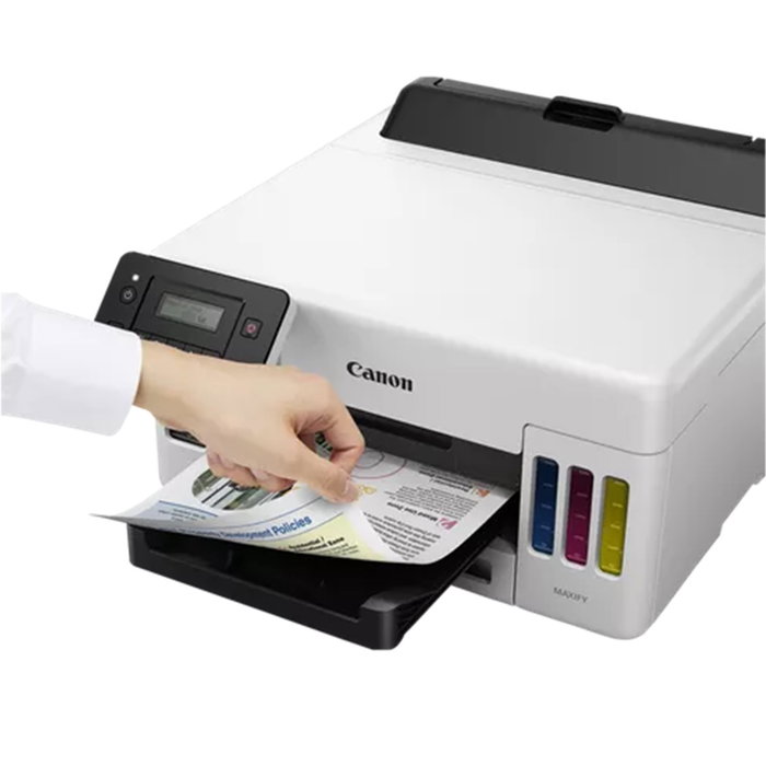 Canon MAXIFY GX5050 - Impresora de Tanque de Tinta a Color con Wi-Fi, Ethernet e Impresión en la Nube, Ideal para Oficina
