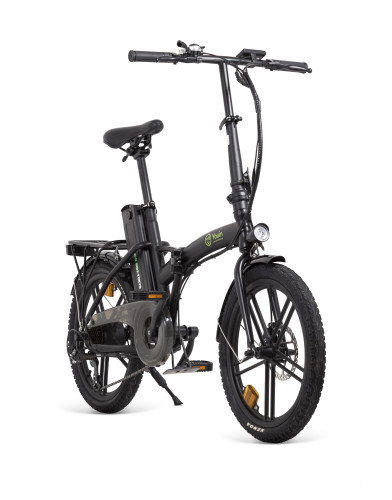 Youin Bicicleta Eléctrica Tokio Urbana 36V 10Ah 250W Plegable Rueda 20" Autonomía 40km LCD Display Batería Extraible Disco Negro