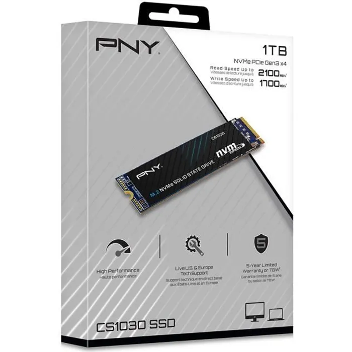 PNY CS1030 1TB M.2 NVMe PCIe 3.0 SSD