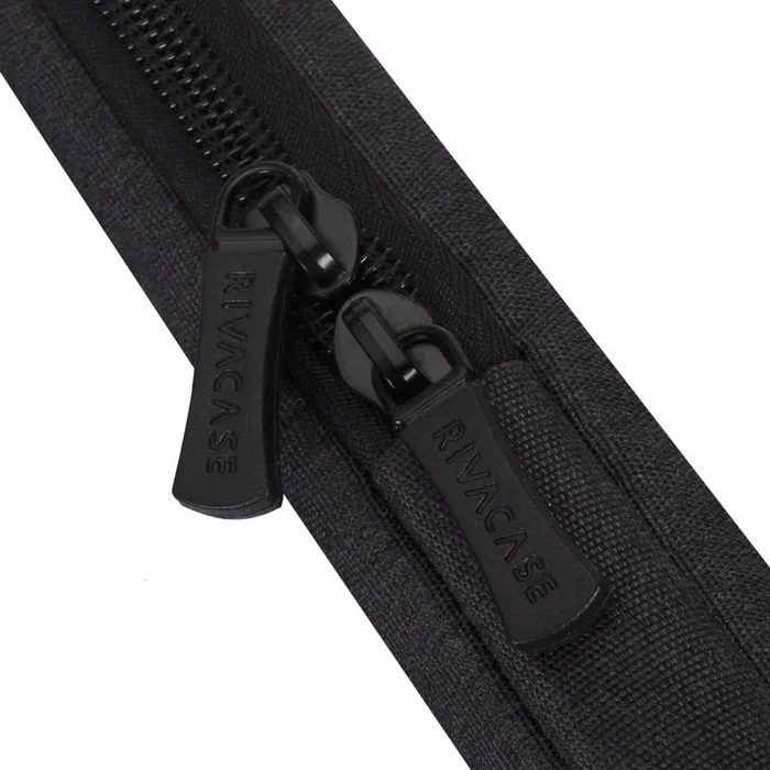 Rivacase 7703 Funda Maletín para Portátil 33.8 cm (13.3") Negro Poliéster - Ligera 120g, Resistente a Rayones y Polvo