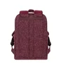 Rivacase Mochila para Portátil hasta 13.3" (33.8 cm) Ref. 7923, Borgoña, Poliéster Impermeable, con Compartimento para Tablet y Documentos, Unisex