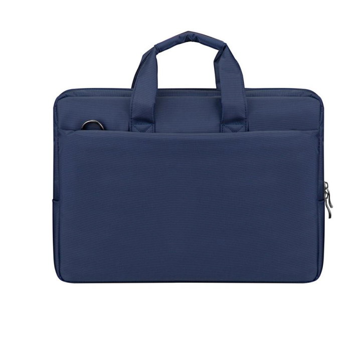 Rivacase Maletín Portátil 8231 BLUE para Portátil 15.6 Pulgadas, Compartimento Acolchado, Bolsillo Externo, Correa Ajustable