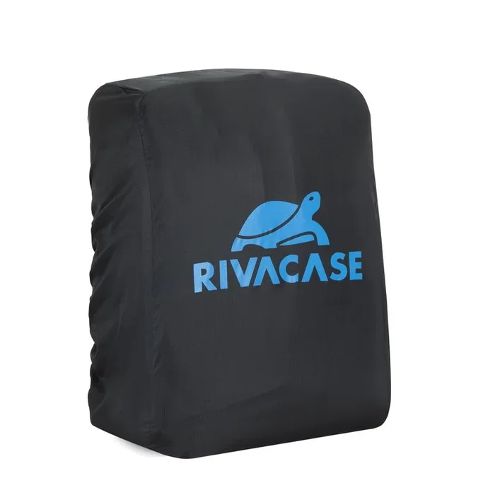 Rivacase Borneo 7860 Mochila Gaming para Portátil 17.3" Negro y Azul con Respaldo, Varios Compartimentos y Resistente al Agua