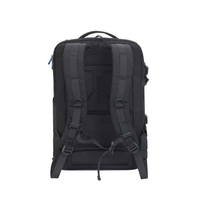 Rivacase Borneo 7860 Mochila Gaming para Portátil 17.3" Negro y Azul con Respaldo, Varios Compartimentos y Resistente al Agua