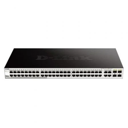 D-Link Switch Gestionado DGS-1210-48 48 Puertos Gigabit Ethernet 10/100/1000 RJ45 SFP