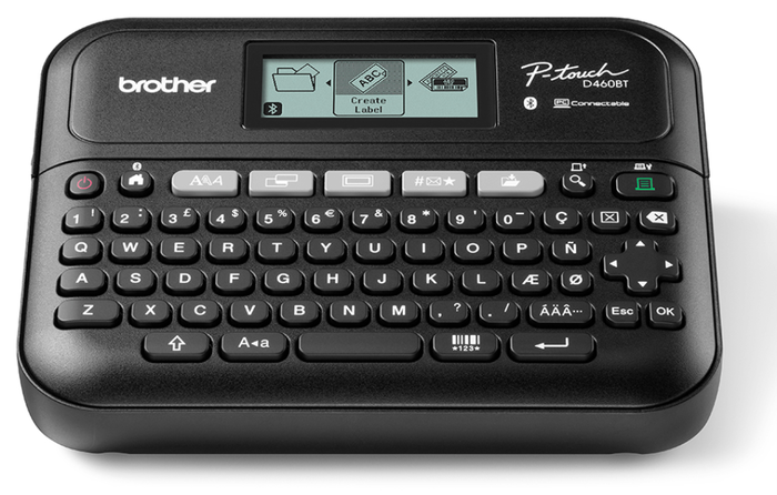Brother PT-D460BTVP Impresora de Etiquetas Transferencia Térmica 180x180 DPI 30mm/s Inalámbrico Bluetooth QWERTY TZe Negro Brother PT-D460BTVP Impresora de Etiquetas Transferencia Térmica 180x180 DPI 30mm/s Inalámbrico Bluetooth QWERTY TZe Negro