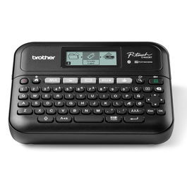 BROTHER Rotuladora electrónica de sobremesa PT-D460BTVP con teclado, conexión a PC y móvil