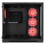 NOX Hummer Astra Caja ATX Gaming con 2x USB 3.0, 1x USB Tipo-C y 4 Ventiladores ARGB de 120mm