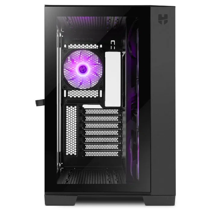 NOX Hummer Astra Caja PC Midi Tower Negro Gaming ATX 2x USB 3.0 1x USB-C 4 Ventiladores ARGB 120mm Cristal Templado Hasta 10 Ventiladores Compatible con Gráficas 420mm