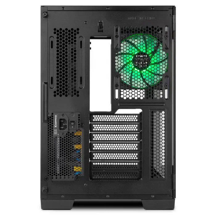 NOX Hummer Astra Caja PC Midi Tower Negro Gaming ATX 2x USB 3.0 1x USB-C 4 Ventiladores ARGB 120mm Cristal Templado Hasta 10 Ventiladores Compatible con Gráficas 420mm