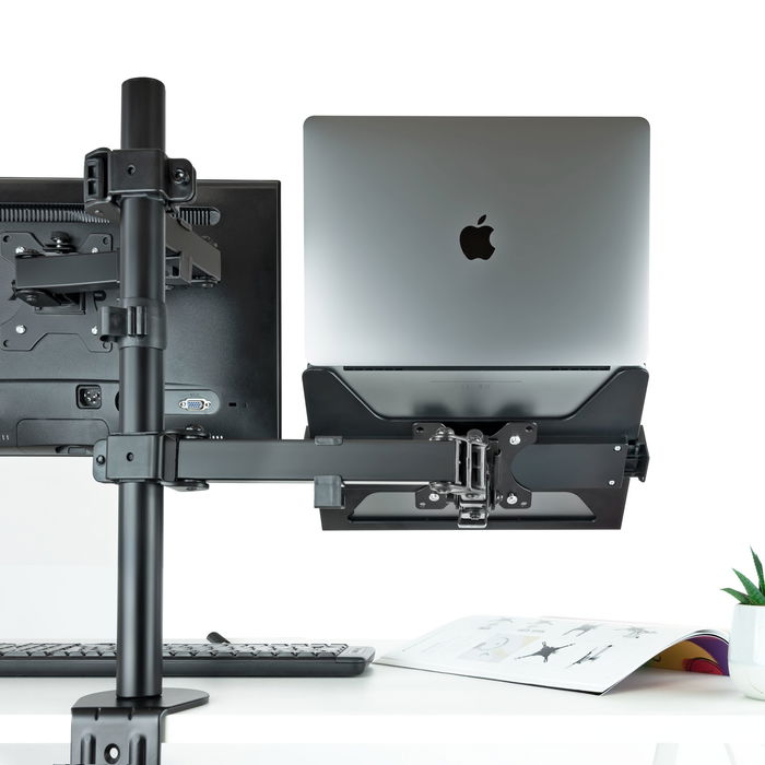 Tooq Soporte para Portátil VESA 75x75 (11.6-17.3"), Modelo TQLH1117-B, Ergonómico y Antiarrayazos Tooq Soporte para Portátil VESA 75x75 (11.6-17.3"), Modelo TQLH1117-B, Ergonómico y Antiarrayazos