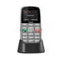 Gigaset GL390 Teléfono Móvil para Personas Mayores con Teclas Grandes, Función SOS, Pantalla 2.2", SIM Dual, Radio FM, Linterna, 800 mAh, Color Gris
